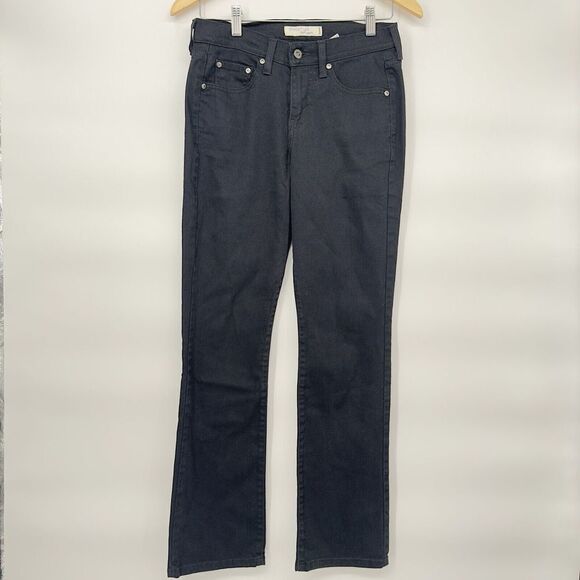 Levi's 505 Straight Leg Women's size‎ 2 Medium Black Denim jeans - Picture 2 of 9